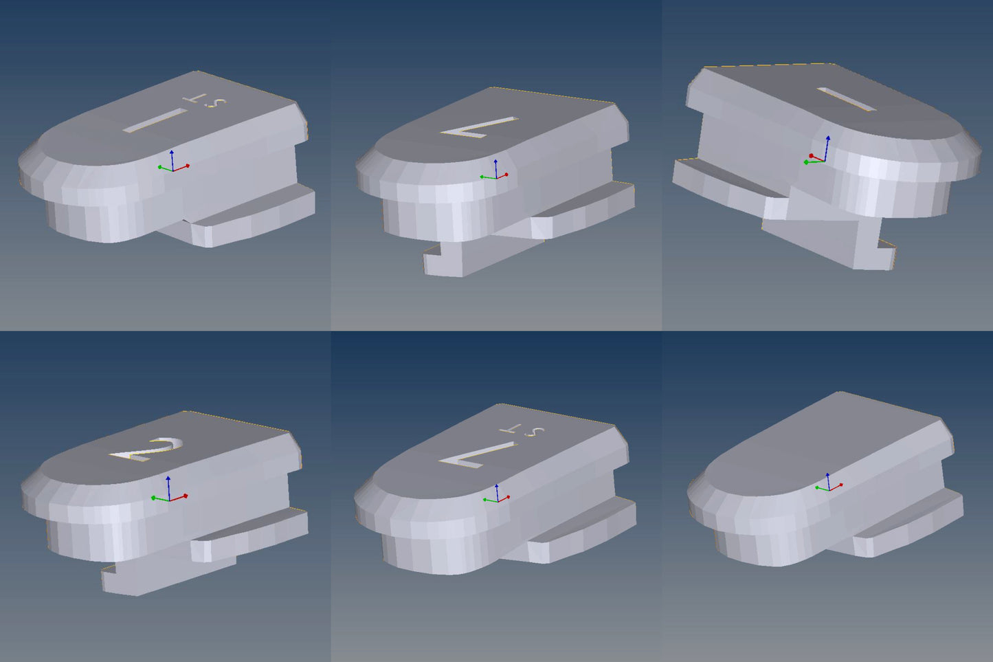 nolitto3d Gear Blockers Pack for the TH8A Download STL