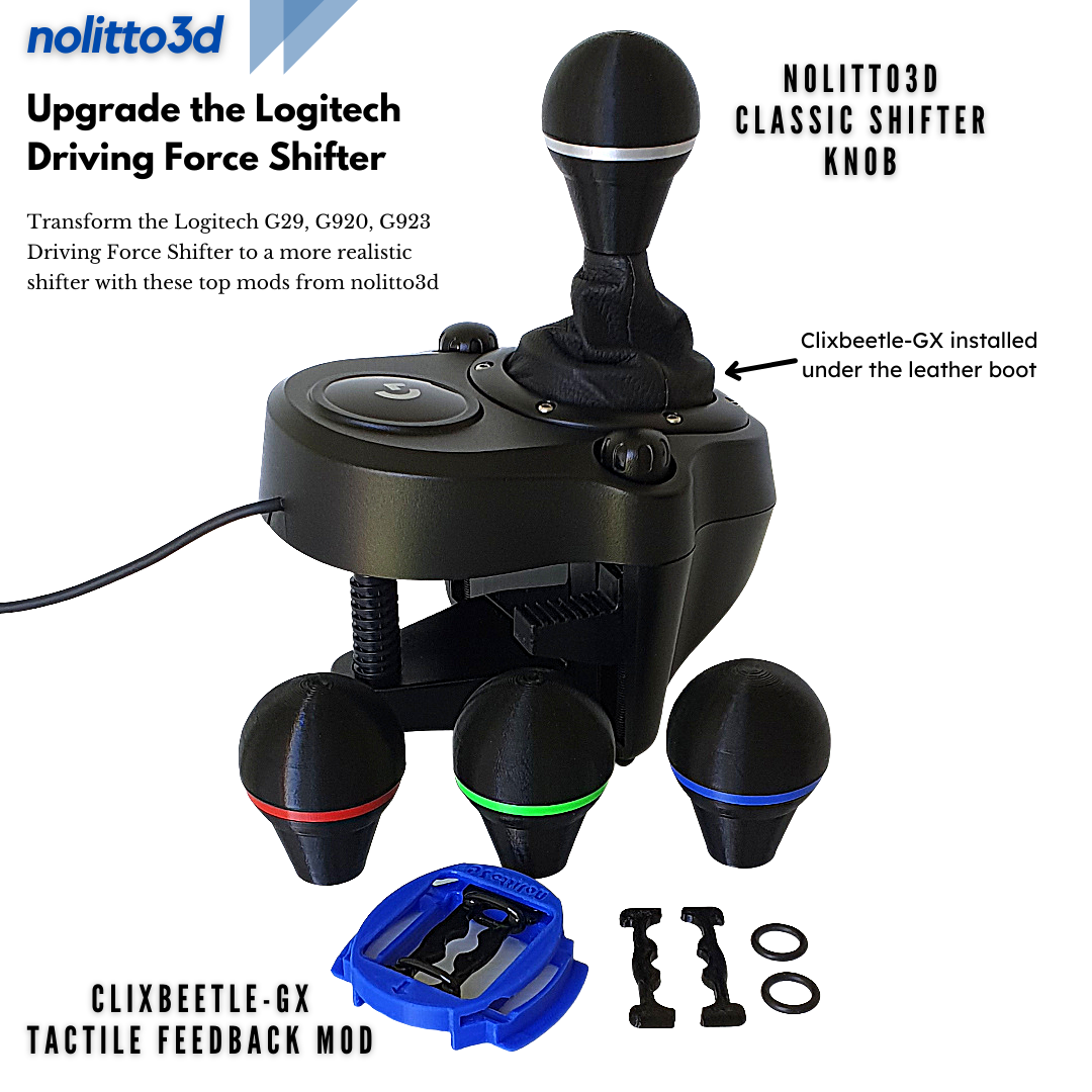 nolitto3d - Custom Mods for your Sim Racing Peripherals