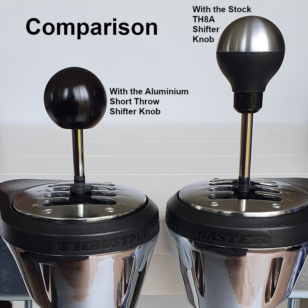 Aluminium Short Throw Gear Shifter Knob for the Thrustmaster TH8A/TH8RS